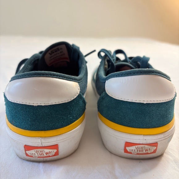 Vans Turquoise and White Casual Shoes - Picture 3 of 8